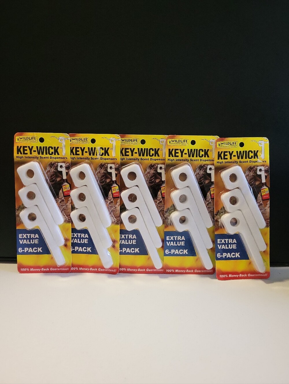 WILDLIFE RESEARCH Key Wick Scent Absorbing Wicks 6 Per Pack 5 Packs 30 Total NEW